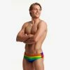 FUNKY TRUNKS - Mens Brief Classic Rainbow Racer -Baratza store 017735 grande
