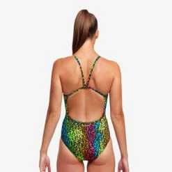 FUNKITA - Ladies Single Strap One Piece Swimsuit Sunset West -Baratza store 018774 grande