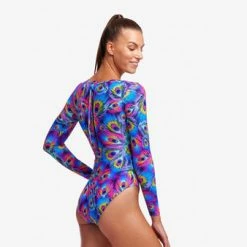 FUNKITA - Ladies Swimsuit Long Shot One Piece Peacock Paradise -Baratza store 018798 grande