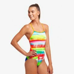 FUNKITA - Ladies Single Strap One Piece Swimsuit Dye Hard -Baratza store 018836 grande