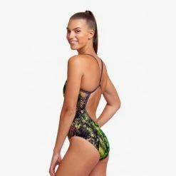 FUNKITA - Ladies Single Strap One Piece Swimsuit Lion Eyes -Baratza store 018838 grande