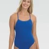 Dolfin - Womens Uglies Revibe Blue Tie Back One-Piece Swimsuit -Baratza store 0910sld 480 front grande
