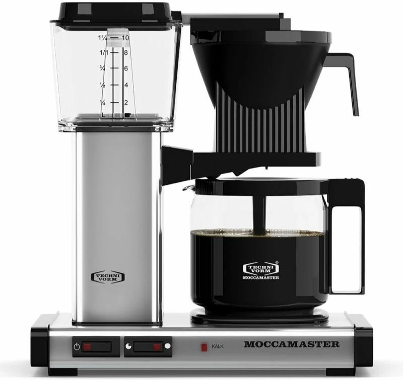 Moccamaster Automatic S Coffee Maker 1.25 L, Polished Silver 3 Moccamaster Automatic S Coffee Maker 1.25 L, Polished Silver