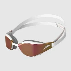 Speedo - Fastskin Goggles Hyper Elite Mirror White/Gold -Baratza store 13102234 8114873662451068 grande