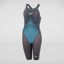 Speedo - Womens Lazer Valor Openback Kneeshin Grey/Blue 12 Speedo - Womens Lazer Valor Openback Kneeshin Grey/Blue -Baratza store 13888699 5714972939095747 grande