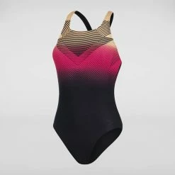 Speedo - Women's Swimsuit Placement Medalist Black/Red -Baratza store 13892829 1454976576006487 grande