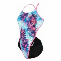 Michael Phelps - Womens Swimsuit Open Back Dragon