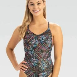 Dolfin - Womens Uglies Revibe Star Light Low X-Back One Piece Swimsuit