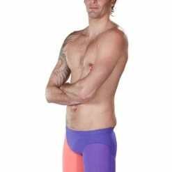 Speedo - Mens Lazer Racer Elite 2 Jammer Purple/Orange -Baratza store 8 09145b682 b original grande