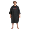 DRYROBE - Towel Poncho Hooded Changing Robe Black -Baratza store Black Towel Dryrobe grande