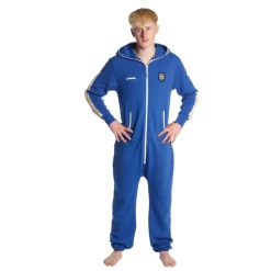 SWIMZI - Onesie 'BORN 02 SWIMZI' Royal Blue Amber