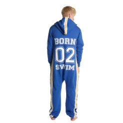 SWIMZI - Onesie 'BORN 02 SWIMZI' Royal Blue Amber -Baratza store Blue Amber 2 grande