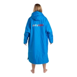 DRYROBE - Coat Long Sleeve Cobalt Blue & Black -Baratza store Cobalt Blue 3 grande