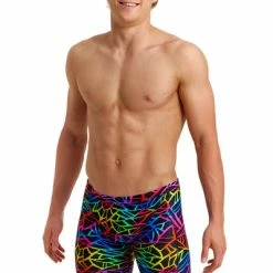 FUNKY TRUNKS - Mens Jammer Rainbow Web -Baratza store FT37M RAINBOW WEB 01 grande