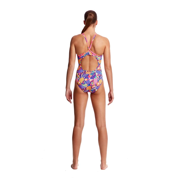 FUNKITA - Ladies Diamond Back One Piece Bee Bop 4 FUNKITA - Ladies Diamond Back One Piece Bee Bop - Image 2