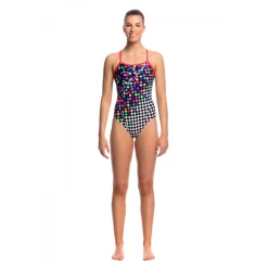 FUNKITA - Ladies Single Strap One Piece Scatter Brain
