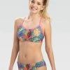 Dolfin - Womens Uglies Hyper Tropic Workout Two-Piece Swimsuit (Top Only) -Baratza store Hyper Tropic 2 peice grande