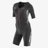 Orca - Womens Trisuit 226 Short Sleeved Komp Racesuit Black -Baratza store JVDFTT87 afront grande