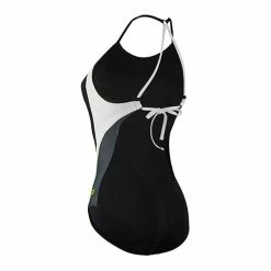 Michael Phelps - Womens Kuta Swimsuit Black & White -Baratza store Kuta Swimsuit 03 Back Grey Michael Phelps grande