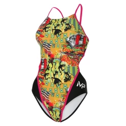 Michael Phelps - Womens Jongo Open Back Green Red