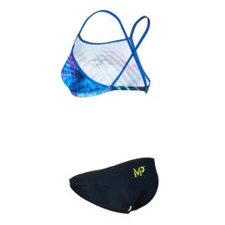 Michael Phelps - Womens Bikini Top Florida 2 Piece (Top) Multicolor Black -Baratza store MP florida 2 Piece Rear grande