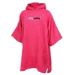 DRYROBE - Towel Poncho Hooded Changing Robe Pink