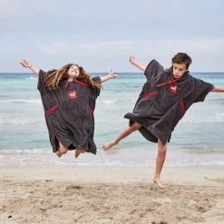 RED Original - Towel Change Robe Luxury Grey -Baratza store Red original kids luxury robe story jumping 768x528 1 grande