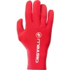 Castelli - Neoprene Gloves Diluvio C Gloves Red -Baratza store Redglove grande