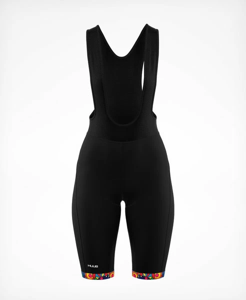 HUUB - Womens Bib Shorts Kaleidoscope Black
