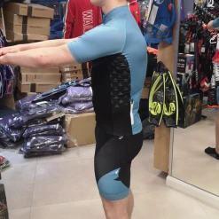 Orca - Mens Custom TriSharks Cycle Jersey -Baratza store Sharks Jersey 1 grande