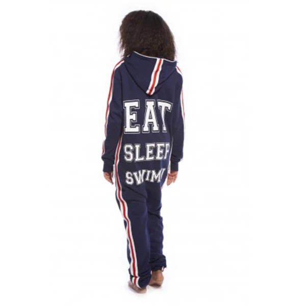SWIMZI - Onesie 'EAT SLEEP SWIMZI' Navy Red 4 SWIMZI - Onesie 'EAT SLEEP SWIMZI' Navy Red - Image 2