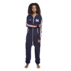 SWIMZI - Onesie 'EAT SLEEP SWIMZI' Navy Red