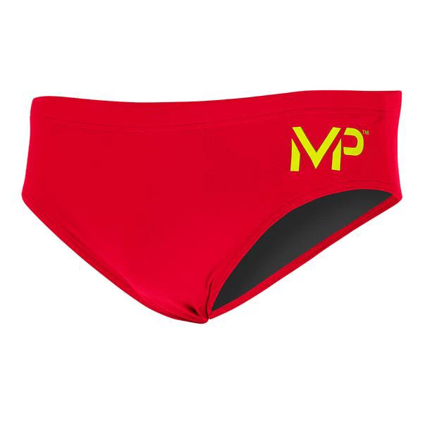 Michael Phelps - Mens Brief Solid Red 3 Michael Phelps - Mens Brief Solid Red