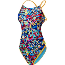 TYR - Womens Swimsuit Mosaic MJV CutOutFit Multi -Baratza store TYR Mosaic Cut out 1 grande