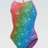 Dolfin - Womens Uglies Over The Rainbow V-2 One-Piece Swimsuit