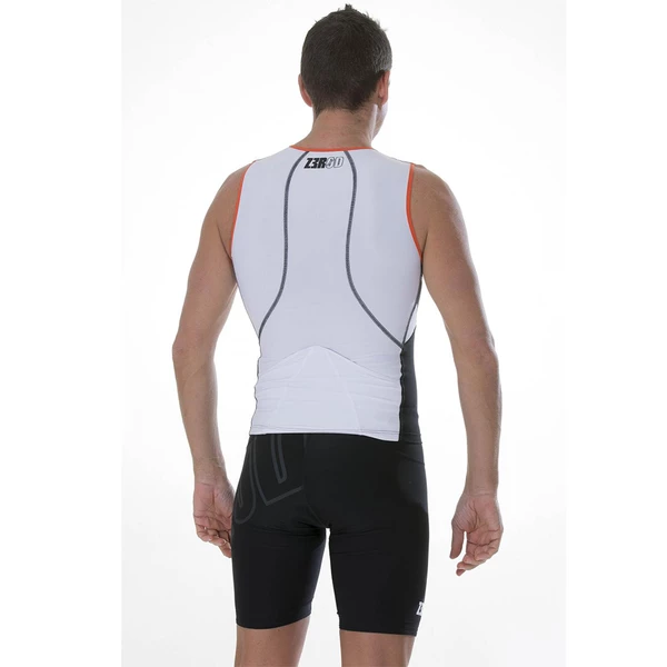 ZeroD - Mens USinglet Armada Black/White/Orange 4 ZeroD - Mens USinglet Armada Black/White/Orange - Image 2