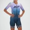 Zoot - Womens Trisuit Ltd Aero Full Zip Racesuit Kona Ice -Baratza store Zoot Womens LTD Kona Ice Tri Aero Full Zip Racesuit Tri Suits Navy Blue SS22 ZFT350010XS grande