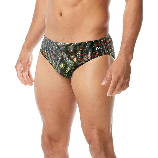 TYR - Mens Brief Atomic Racer Black/Multi 3 TYR - Mens Brief Atomic Racer Black/Multi