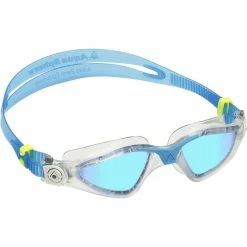 Aquasphere - Goggles Kayenne Blue Titanium Mirror -Baratza store aqua sphere kayenne swimming goggles titanium mirror blue l clear turquoise 1 971557 grande