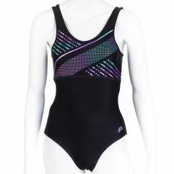 AquaRapid - Women's Swimsuit Alumi/C Black -Baratza store aquarapid womans alumi c body shaping swimsuit 1 grande