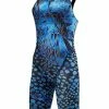 TYR - Womens Racesuit Avictor Venom Open Back Black/Blue