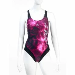 Aquarapid - Women's Swimsuit Aljoy Black/Pink -Baratza store costume intero donna aljoy grande