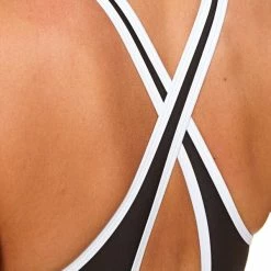 Zoggs - Womens Swimsuit Dakota Crossback -Baratza store dakota crossback swimsuit black white 4 grande