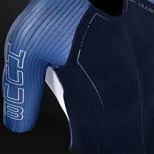 HUUB - Mens ANEMOI AERO TRIATHLON SUIT BLACK/PETROL 6 HUUB - Mens ANEMOI AERO TRIATHLON SUIT BLACK/PETROL - Image 4