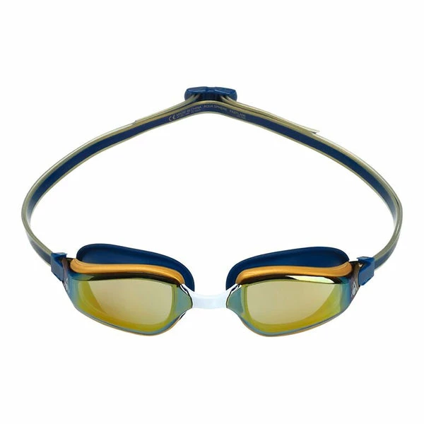 Aquasphere - Goggles Fastlane Mirrored Lens Navy Blue/Gold 3 Aquasphere - Goggles Fastlane Mirrored Lens Navy Blue/Gold