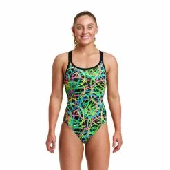 Funkita - Ladies Swimsuit Eclipse One Piece Burnout -Baratza store funkita burnouts swimsuit grande