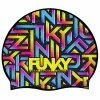 Funky Trunks - Silicone Swimming Cap Brand Galaxy -Baratza store funky brand galaxy silicone swimming cap grande