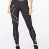 2XU - Women's Compression Tights Light Speed Mid Rise -Baratza store gold1 grande