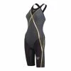 Michael Phelps - Womens Racesuit Open Back Matrix Black/Dark Grey -Baratza store matrix open back cw0090112 left grande