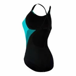 Michael Phelps - Womens Swimsuit Kalista Black & Turquoise -Baratza store mp sw4290143 002 grande